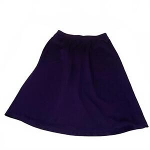 Eloquii Women's Size 16 Purple A-Line Skirt MIDI W38